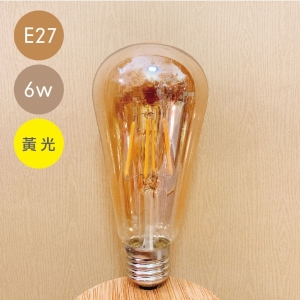 LED愛迪生木瓜泡(E27)-6.5W